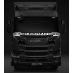Scania S / R inox dísz a szélvédő aljára PERFORÁLT