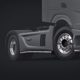 Mercedes Actros MP4 / MP5 inox konzol oldalra párban