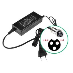 Elektromos kerékpár, E-roller, Hooverboards töltő 24-29V 2A