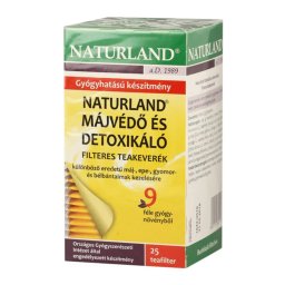Naturland Májvédő és Detoxikáló Filteres Teakeverék 25 db