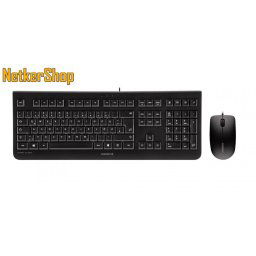 Cherry DC 2000 USB HUN fekete billentyűzet + egér (1 év garancia)