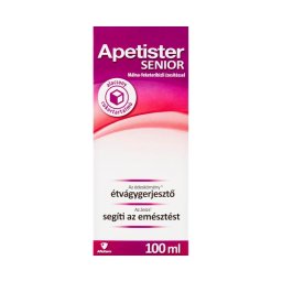 Apetister Senior étrend-kiegészítő oldat málna-feketeribizli ízben 100ml