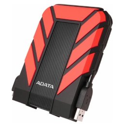 1TB külső HDD 2,5 USB3.1 ütés és vízálló piros ADATA AHD710P külső winchester PN: AHD710P-1TU31-CRD