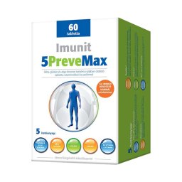 Imunit 5 PreveMax bétaglükán szájban oldódó tabletta 60x