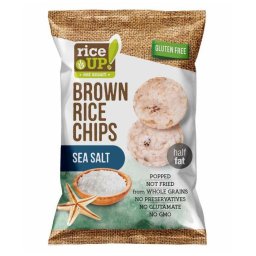 Rice Up Barna rizs chips tengeri sós 60 g