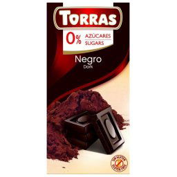 Torras Étcsokoládé hozzáadott cukor nélkül 75 g