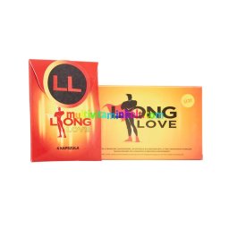 Long Love 6x4 db kapszula Férfiaknak, 6 doboz, késleltető hatású, új