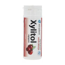 Miradent Xylitol rágógumi vörös áfonya 30 db