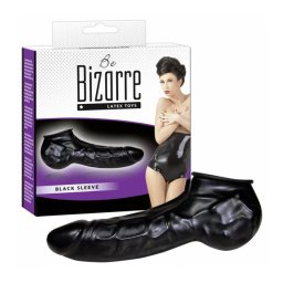 Latex Pénisz-és Hereköpeny Fekete Be Bizarre