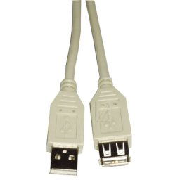 USB-HOSSZABBÍTÓ A-TÍPUS DUGÓ/A-TÍPUS ALJ 3,0M kábel ew 02014