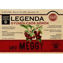 Meggysör 0,33l Alk: 4,8% (2562)