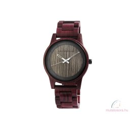 Leonardo Verrelli férfi karóra fa szíjjal
