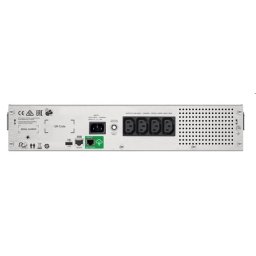 Szünetmentes tápegység 1000VA APC Smart-UPS C 1kVA RM 2U LCD 230V with SmartConnect PN: SMC1000I-2UC