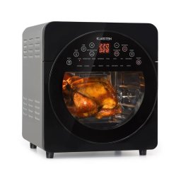Klarstein AeroVital easy touch, forrólevegős fritőz, 1700 W, 14 l, 16 program, fekete (OV12-AeroVital easy)