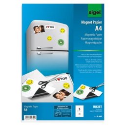 Mágneses papír, A4, SIGEL [5 lap]