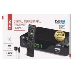EMOS DVB-T2 vevő EM190-S HD J6014