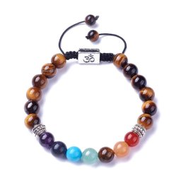 Valódi Ásványokból Készült Csakra Karkötő