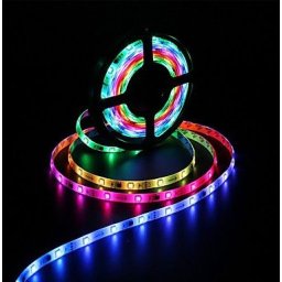 Színváltós Színes RGB LED szalag színjáték 5050 SMD, 30 LED/m, 5 méter - LED szalag szett