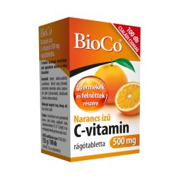 BioCo C-vitamin 500 mg narancs ízű rágótabletta 100x