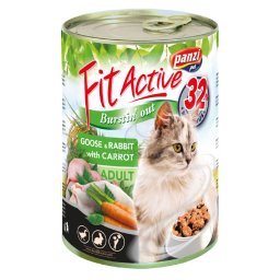FitActive Goose & Rabbit konzerv macskáknak 415 g (308968)