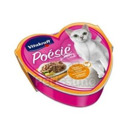 Vitakraft Poésie Sauce pulykával és sajttal macskáknak 85 g