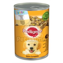 Pedigree Junior konzerves eledel csirkehússal 400 g