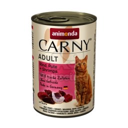 Animonda Cat Carny Adult, marha, pulyka és garnéla 400 g (83724)