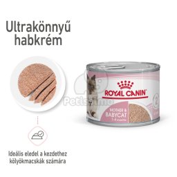 Royal Canin Mother & Babycat Mousse - kölyökmacska pépes nedves táp 195 g