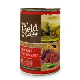 Sam's Field True Meat Beef with Pumpkin & Pea konzerves eledel 400 g