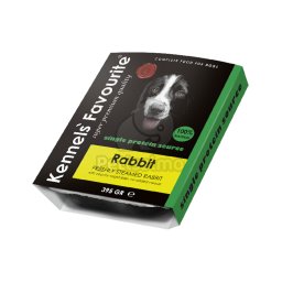 Kennels' Favourite alutasakos eledel - Rabbit / Nyúlhús 395 g