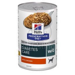 Hill's Prescription Diet w/d Digestive/Weight/Diabetes Management kutyatáp - konzerv 370 g