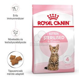 Royal Canin Kitten Sterilised - ivartalanított kölyökmacska száraz táp 400 g