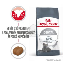 Royal Canin Dental Care - száraz táp felnőtt macskák részére a fogkőképződés csökkentéséért 400 g