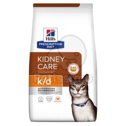Hill's Prescription Diet k/d Kidney Care száraz macskatáp - csirke 0,4 kg