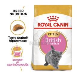 Royal Canin British Shorthair Kitten - Brit rövidszőrű kölyökmacska száraz táp 400 g