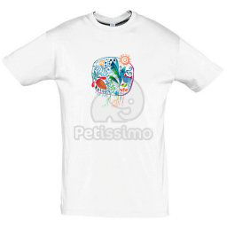 Petissimo Jungle férfi póló - fehér XL