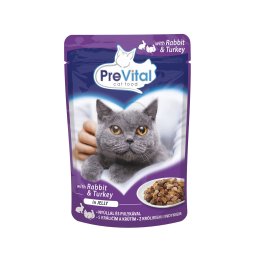 PreVital alutasakos eledel nyúllal és pulykával zselében 24 x 100 g
