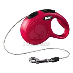 Flexi Classic XS kötélpóráz különböző színben, 3 m Piros
