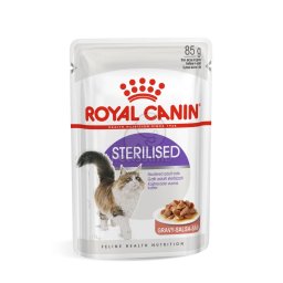 Royal Canin Sterilised Gravy - ivartalanított felnőtt macska szószos nedves táp 12 x 85 g