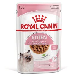 Royal Canin Kitten Gravy - kölyökmacska szószos nedves táp 12 x 85 g