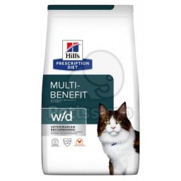 Hill's Prescription Diet w/d Digestive/Weight Management száraz macskatáp 1,5 kg