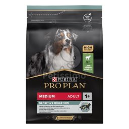 Pro Plan Medium Adult Sensitive Digestion - bárányban gazdag száraz kutyaeledel 3 kg