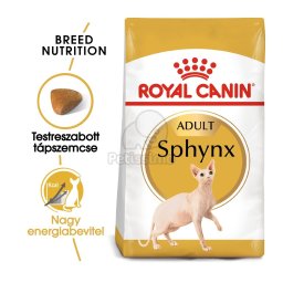 Royal Canin Sphynx Adult - Szfinx felnőtt macska száraz táp 2 kg