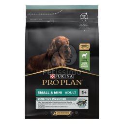 Pro Plan Small&Mini Adult Sensitive Digestion - bárányban gazdag száraz kutyaeledel 3 kg