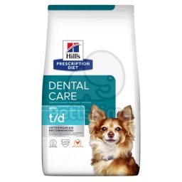 Hill's Prescription Diet t/d Mini Dental Care száraz kutyatáp 3 kg