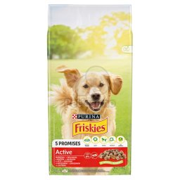 Friskies száraz kutyaeledel - Active marhával 15 kg