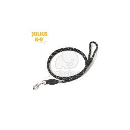 Julius-K9 zsinórpóráz - 1.2 m , fekete-fluoreszkáló 1 db (20120-IDC)