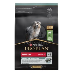 Pro Plan Medium Puppy Sensitive Digestion - bárányban gazdag száraz kutyaeledel 12 kg