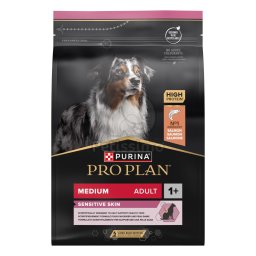 Pro Plan Medium Adult Sensitive Skin - lazacban gazdag száraz kutyaeledel 14 kg
