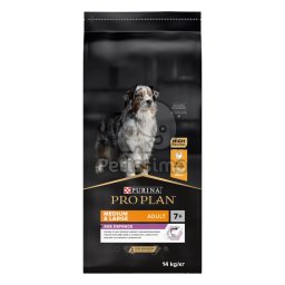 Pro Plan Medium & Large Adult 7+ Age Defence - csirkében gazdag száraz kutyaeledel 14 kg